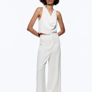 BNWT ZARA High waisted Wide leg culottes